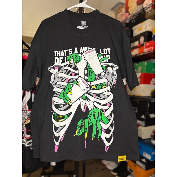 Awful Lot of Cough Syrup Other - NEW Sz. Large - Men's Awful Lot of Cough Syrup (Blk/Green)